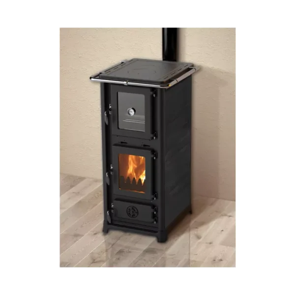 Poêle à bois avec four et plaque de cuisson Olympia Plus - 13 Kw