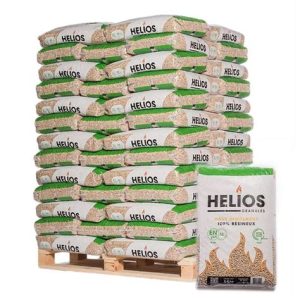 Palette Mixte de briquettes de bois Pini Kay + Nestro Mix (960Kg)